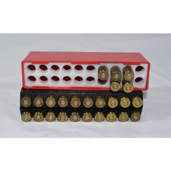 25 Pieces Assorted Remington & Winchester  257 Caliber  Shot Brass 