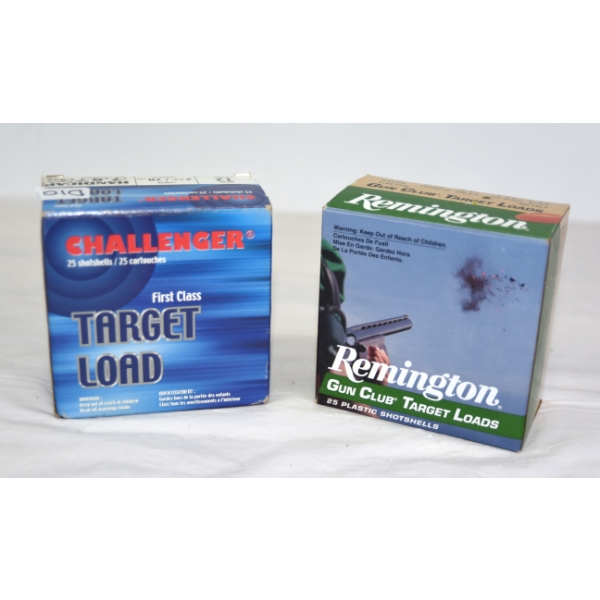 50 Rounds Assorted Brands 12 Gauge 2 3/4" 1 1/8oz 7 1/2 Factory Target Loads Ammunition