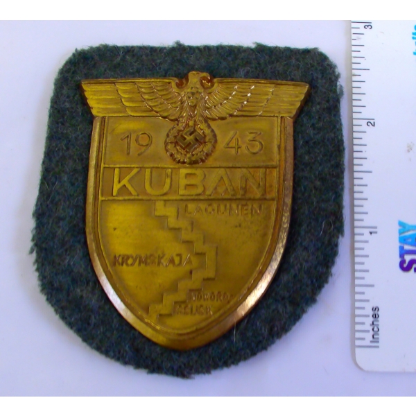 1943 WWII German Kuban Shield