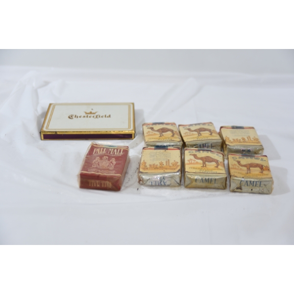 Tabacco Tin & Assorted Cigarettes