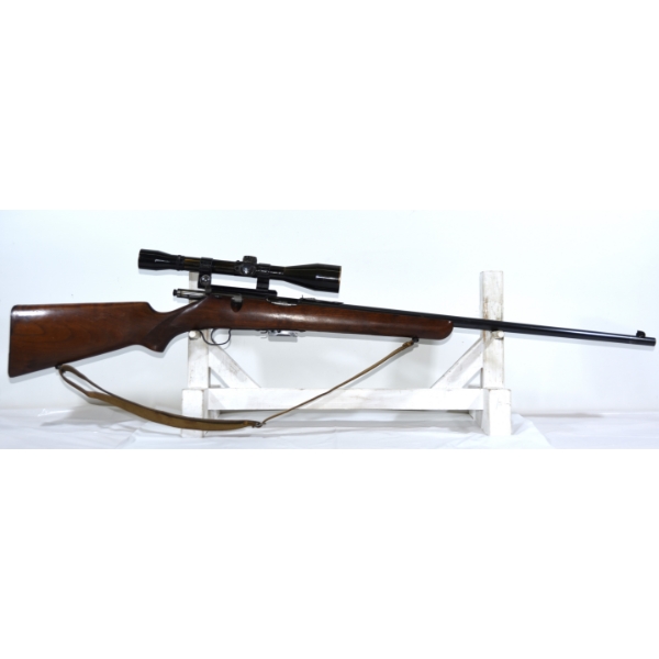 Savage Sporter Model 23D Bolt Action .22 Hornet Caliber Rifle With Scope