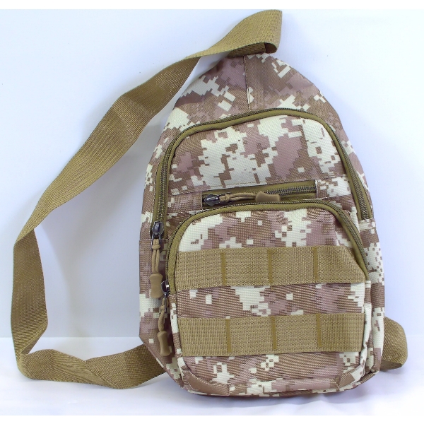 Khaki Digital Camo Cross-Body Bag