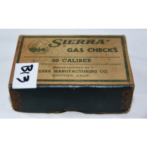 Approximately 1000 Pieces Sierra 30 Cal Gas Checks 