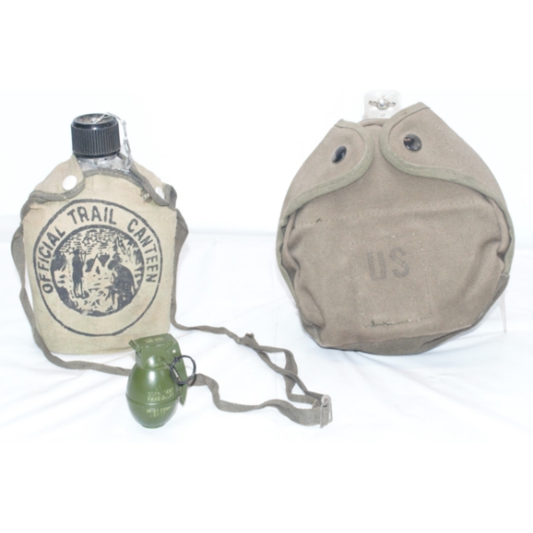 2 Military Trail Canteen Mini Grenade Lighter
