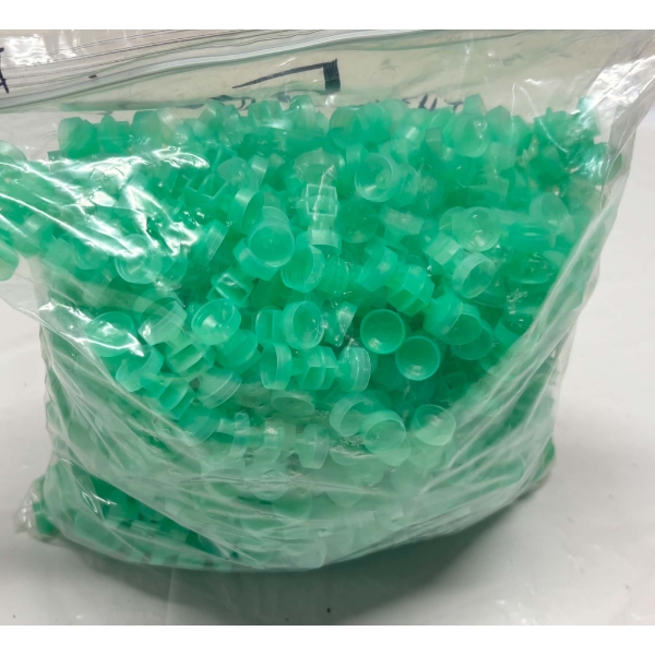 500 Pieces 28ga Mini-Bio Plastic Wads