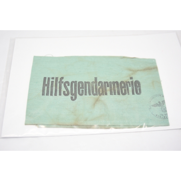 State Police (Volunteers) In Russia 5th Panzer Division Armband