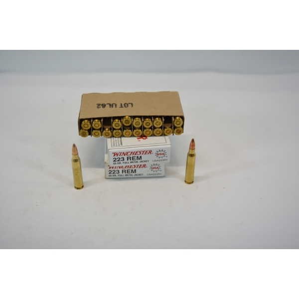 40 Rounds Winchester 223 Rem Ammunition