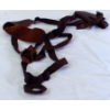 Image 7 :  Box Lot - Shoulder Holster Rig & Molded Holster Leather & Vintage Leather Handgun Holster
