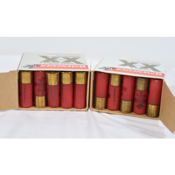 50 Rounds Winchester Double X Magnum 12 Gauge 2-3/4" #4 Shot Ammunition 