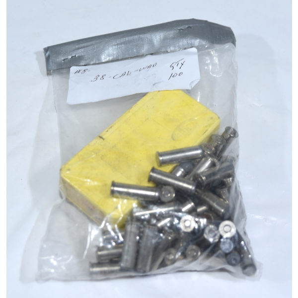 100 Rounds Mixed 38 Caliber  Wad Ammunition 