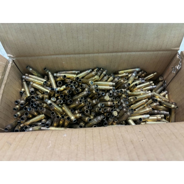 5kg Box of Assorted Brand .223 Caliber Shot Brass