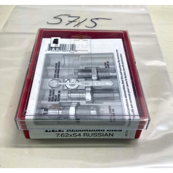 Lee Reloading 7.62x54 Russian Reloading Die Set