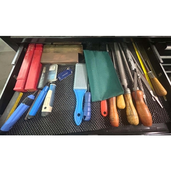 Assorted Files, Deburring Tools, Scrapers, Picks & Machinist Hand Tools