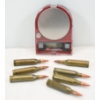 Image 1 : Box Lot 7 Rounds Assorted Brands .243 Win Caliber Ammunition & Hornady Weigh Scale