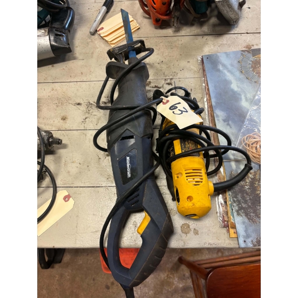 Mastercraft Reciprocating Saw & DeWalt Cut-Out Tool