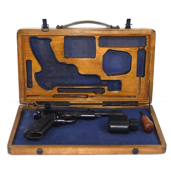 Vostok MCM Semi Automatic .22 LR Caliber Handgun With Spare Parts & Case 