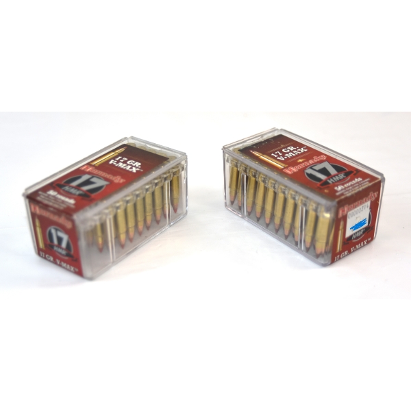 91 Rounds Hornady 17 HMR V-Max Ammunition