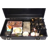 Image 1 : Box Lot  Black Tackle Box & Fishing Supplies 