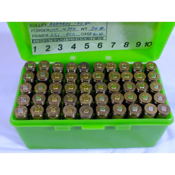 50 Rounds 22-250 55gr Reloaded Ammunition