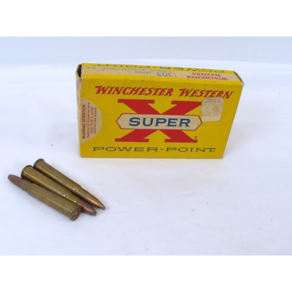 17 Rounds 303 British Ammunition  & 2 Shot Brass
