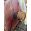 Image 1 : Red Crackle-Finish Blower/Fan Housing Assembly with Motor