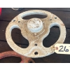 Image 1 : Vintage Cast Iron 3-Spoke Wheel Hub / Centre with Bearing Cap, Possibly IH