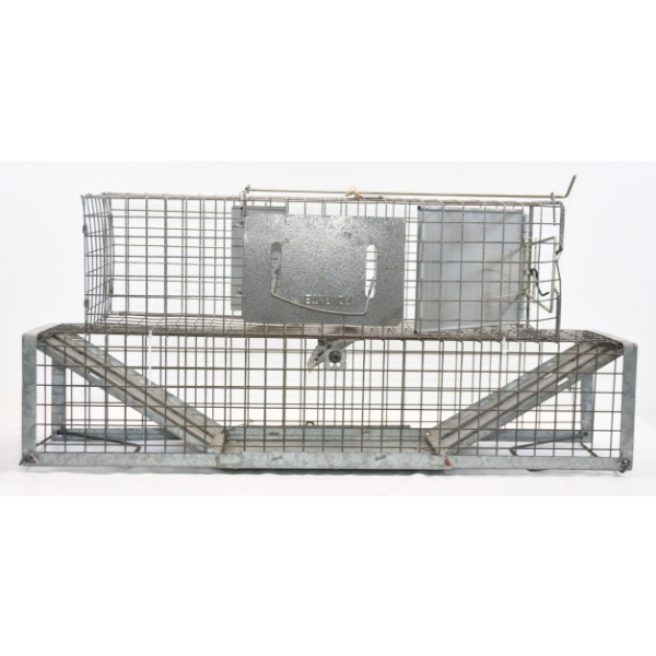 2 Small Live Animal Traps 