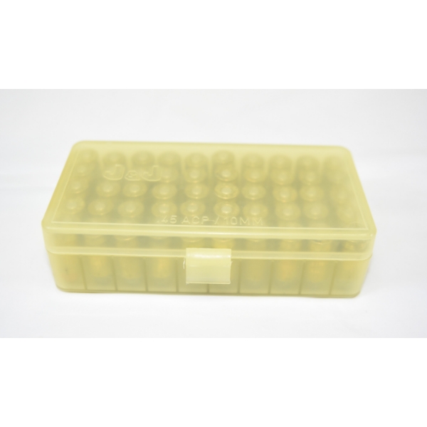 50 Rounds Remington 45 ACP Ammunition In Plastic Case