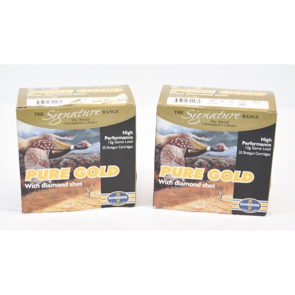 50 Rds. Gamebore Pure Gold 12ga. 2-1/2" #6 Shot Ammunition 