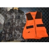 Image 1 : Golden Retriever Orange Blazer Vest & Cabela's Camo Hoodie