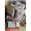 Image 1 : Assorted Blankets, Towels & Decorative Pillows 
