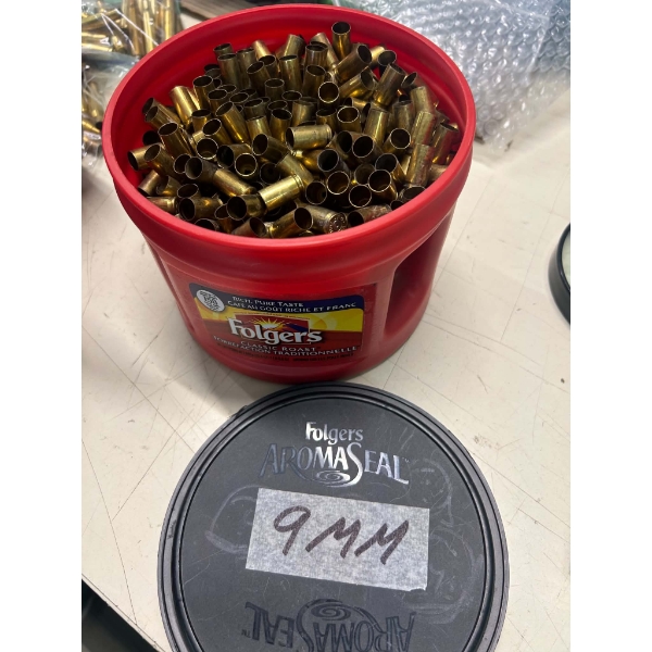 1 Pound 9mm Luger Brass