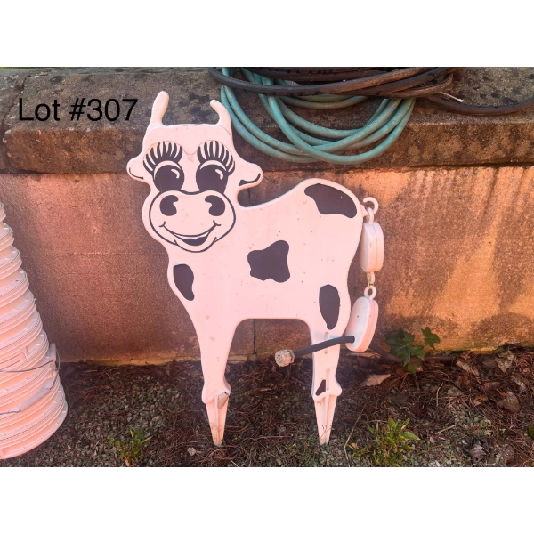 Novelty Cow Lawn Sprinkler 