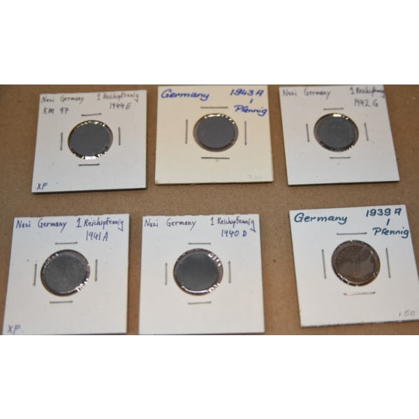 1939-1944 Reichspfenning Coins