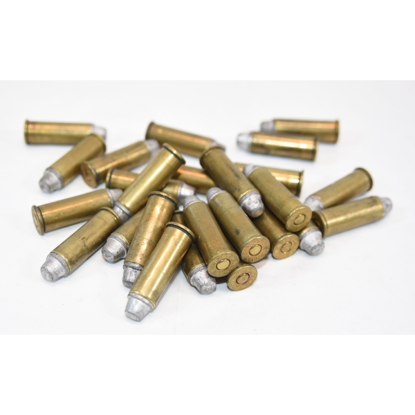 25 Rounds Assorted Brands .44 Rem Mag Caliber SWC Lead Reloaded Ammunition