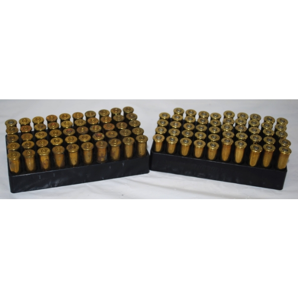 74 Pieces Mixed 38 Caliber Shot Brass & 25 Remington 38 Caliber Ammunition 