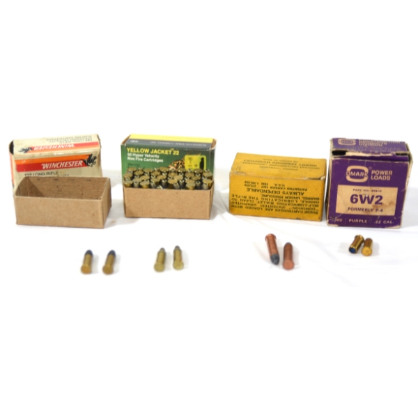 170 Rounds Assorted Brands & .22 Caliber Ammunition