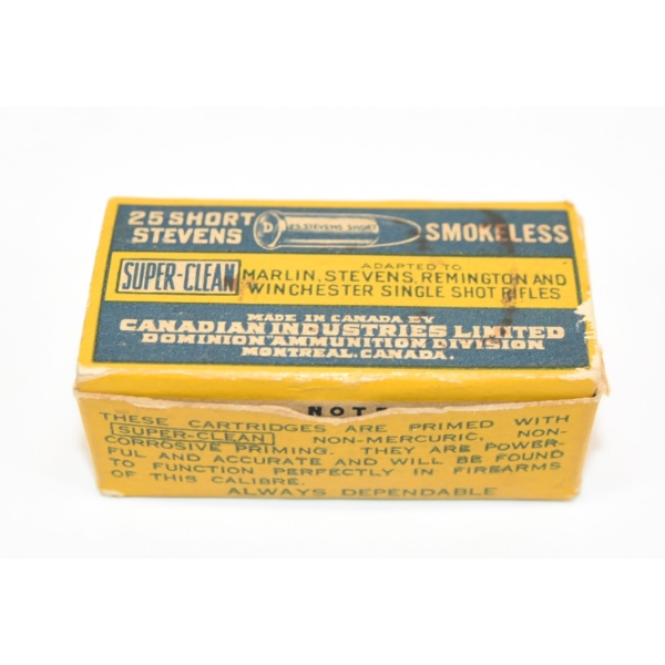 35 Rounds Stevens Short 25 Rimfire Caliber Ammunition