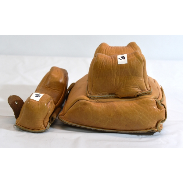Leather Rifle Shooting Rest Bags Front & Rear Benchrest Sandbags Hunting Range