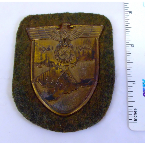 WWII German Wehrmacht KRIM Campaign Shield 1941-1942