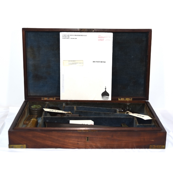 Rare Sequential Pair Colt 1860 Army Revolvers With Matching Serials Canteen Stock Authenticated 