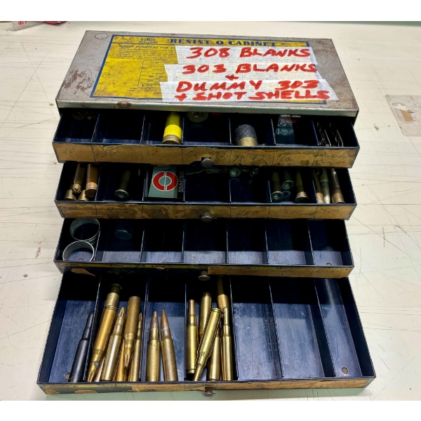 Metal Container with 4 Drawers 