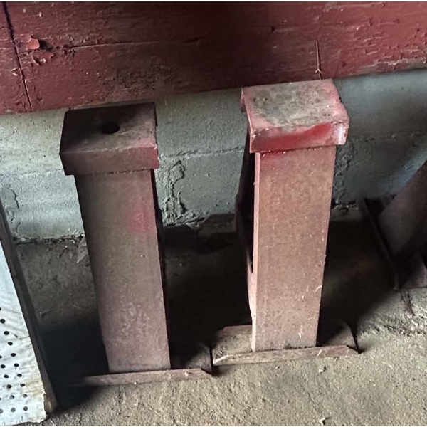 Pair of Heavy-Duty Steel Shop Stands / Tractor Blocking Stands