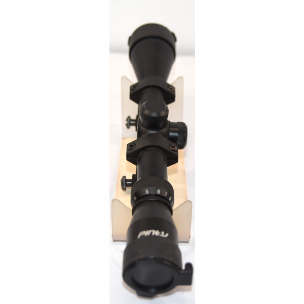 Pinty 3-9x40 Scope w/ Rings & Flip up Caps
