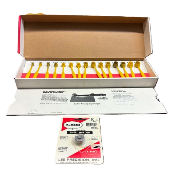 Lee Powder Measuring Kit And Lee Shell Holder Universal 