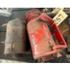Image 2 : Vintage Tractor DC Generators, One Red with Pulley & Mounting Bracket