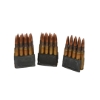 Image 1 : 24 Rounds 30-06 F.M.J. Factory Ammo In M1 Garand Clips