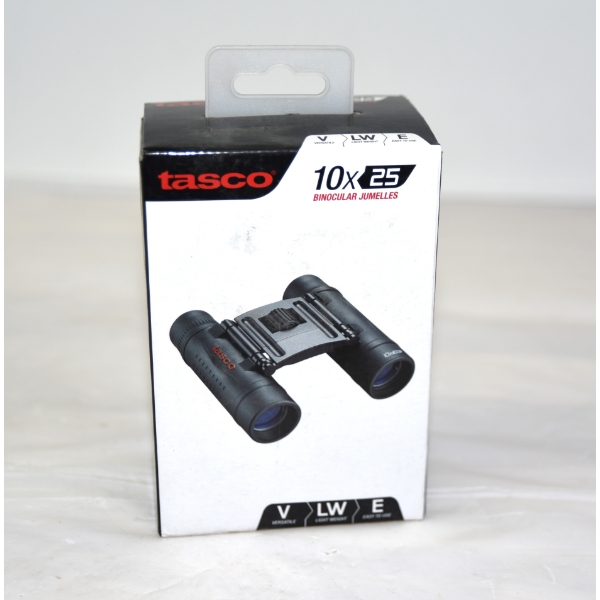 Tasco 10x 25mm Campact Binoculars N.I.B.