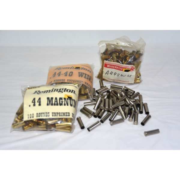 Box Lot Assorted Brands And Caliber Primed And Unprimed Brass