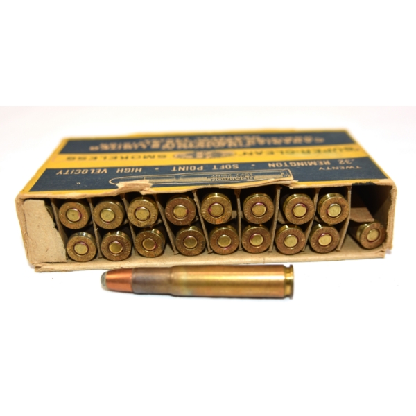 20 Rounds Dominion .32 Remington 170gr SP Ammunition 